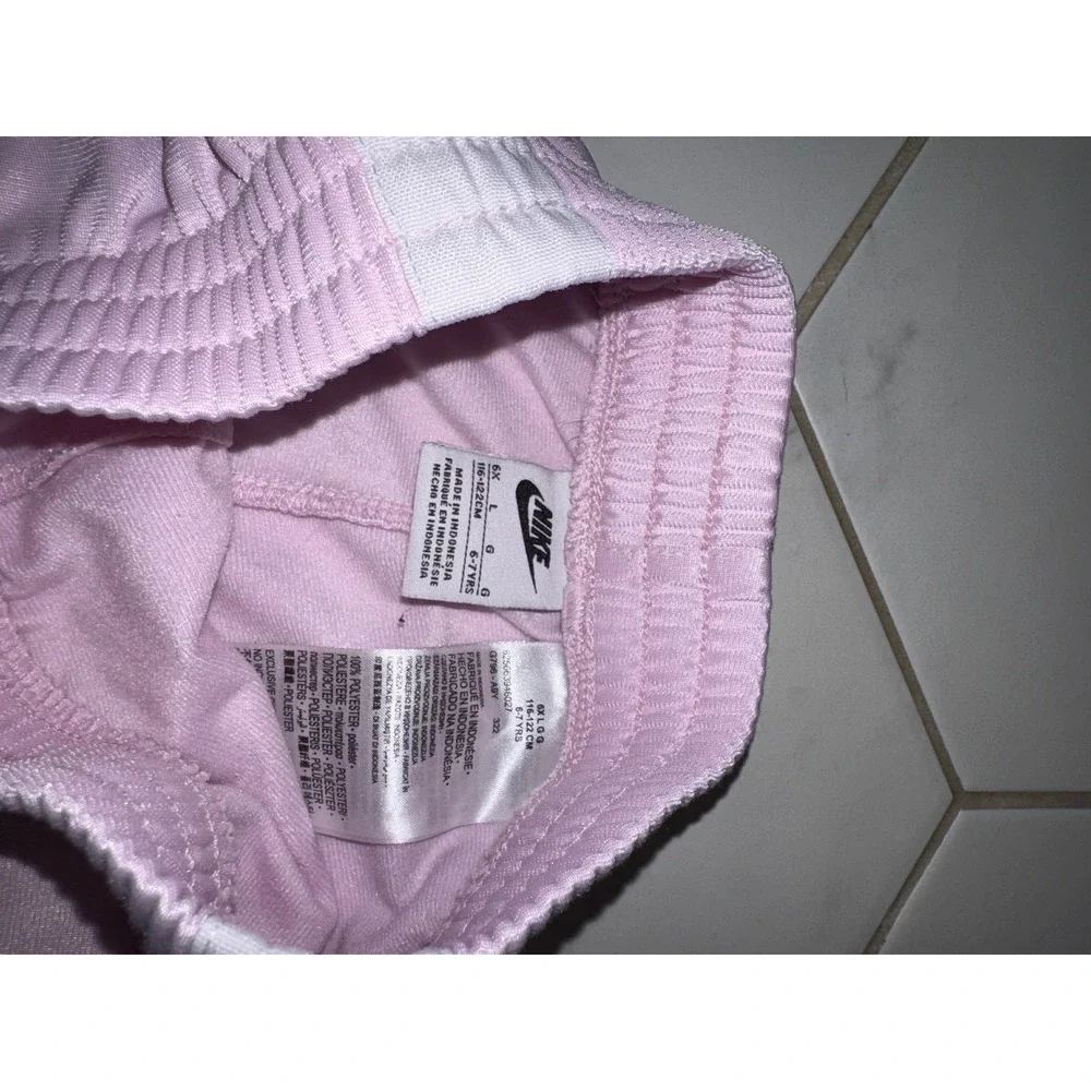 Girls Large Sporty Bundle Pink Track Pants & Adidas Black 3-Stripe‎ Skort